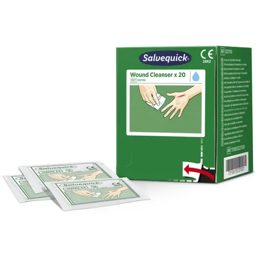 Lingette antiseptique pour plaies Salvequick - Cederroth 