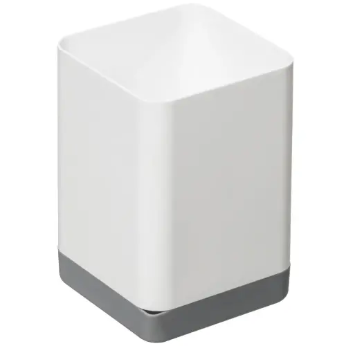 Égouttoir à couverts MONTREAL, blanc/gris - Plast Team