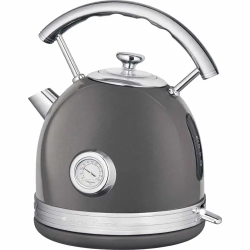 Bouilloire PC-WKS 1192, anthracite/acier inox - Profi Cook