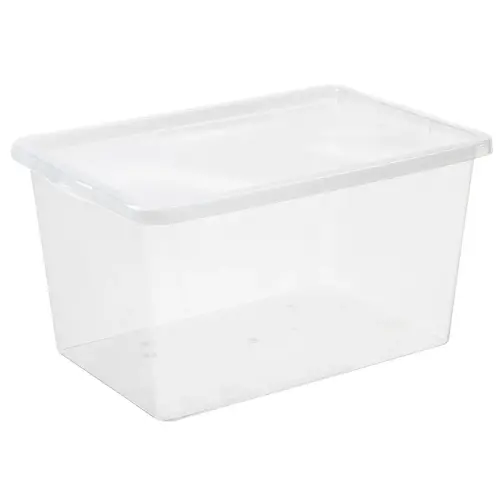 Bo&icirc;te de rangement BASIC BOX, 52 litres - Plast Team 
