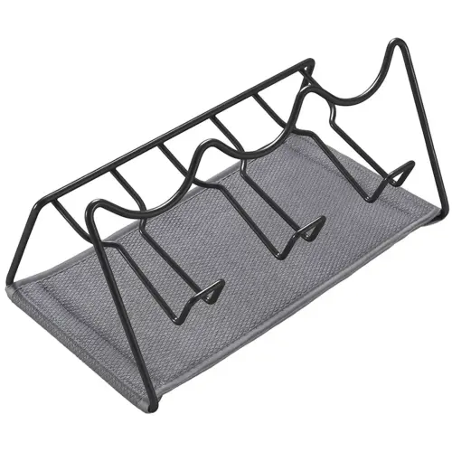 Égouttoir Sodatex 3 LAVA, noir mat - Metaltex