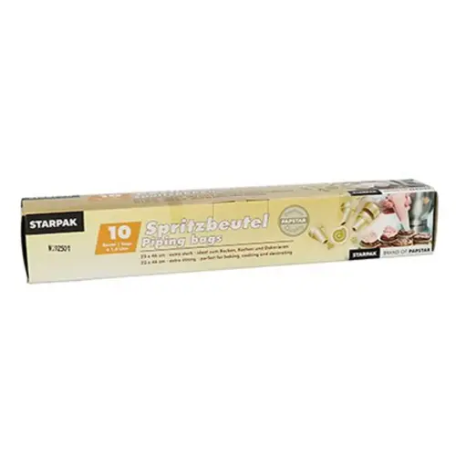 10 Poches à dresser, transparent, 1,8 l - Starpak
