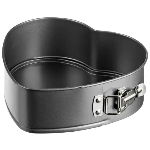 Moule à manqué coeur, acier carbone, gris - Gastromax