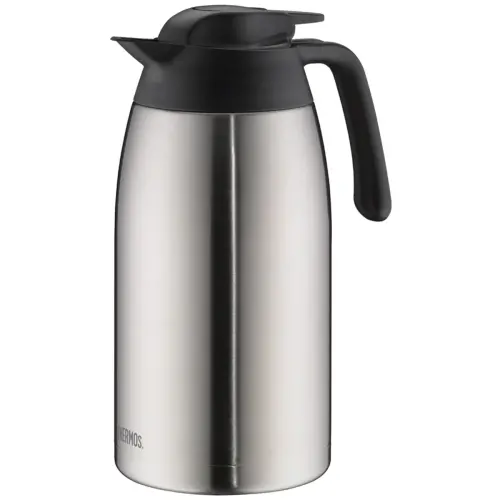 Pichet isotherme THV, 1 litre, acier / noir - Thermos