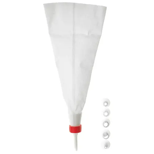 5 Poche &agrave; douille, blanc - Gastromax 