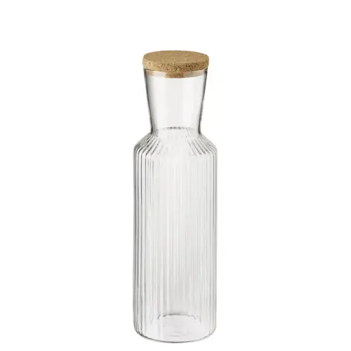 Carafe en verre LINES, 1,5 litre, transparent - APS