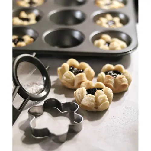 Moule à muffins, acier carbone, 12 muffins - Gastromax