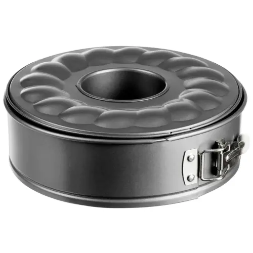 Set de moules &agrave; manqu&eacute;s avec 2 fonds, 240 mm - Gastromax 