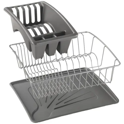metaltex &Eacute;gouttoir Aquatex PLUS, argent/anthracite 