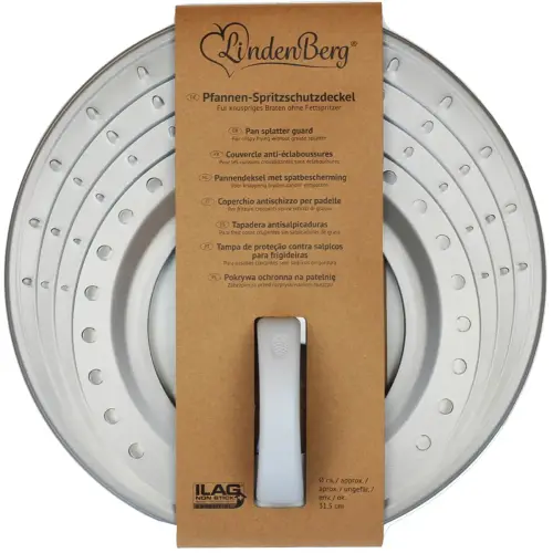 Linden Berg Couvercle anti-projections, rond, 315 mm, gris