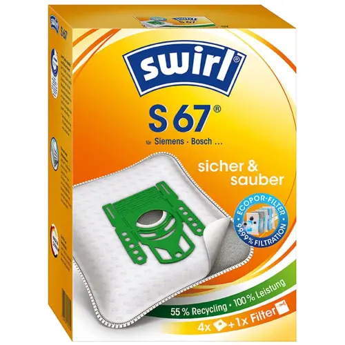 Sac d'aspirateur S 67 - Avec filtre MicroporPlus - Swirl
