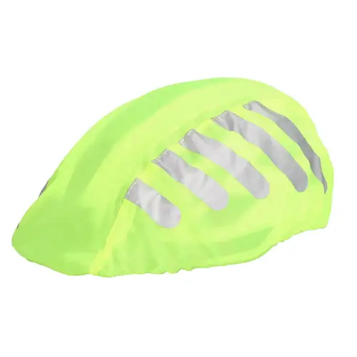 FISCHER Housse imperméable pour casque de vélo, jaune fluo