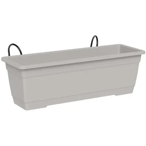 Kit de jardinière Birka - support inclus - Anthracite - Tera