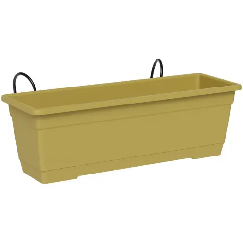 Kit de jardinière Birka - support inclus - Anthracite - Tera