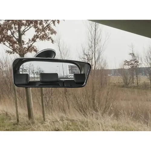Rétroviseur avec ventouse pour voiture - Noir - IWH
