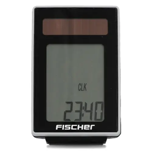 Ordinateur de v&eacute;lo radio solaire - 22 fonctions - Fischer 
