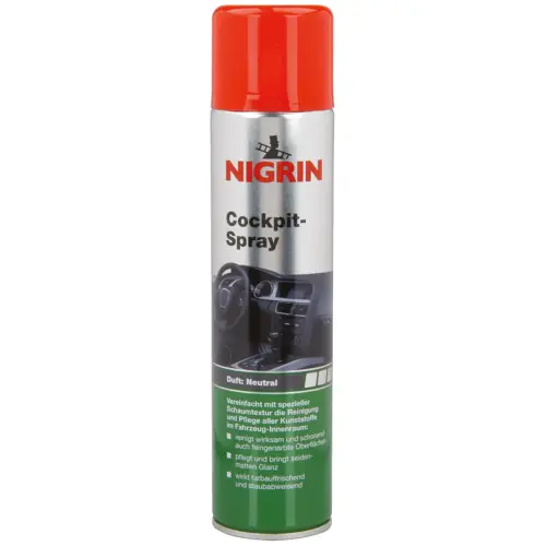 NIGRIN Spray mousse pour cockpit, bombe aérosol de 400 ml