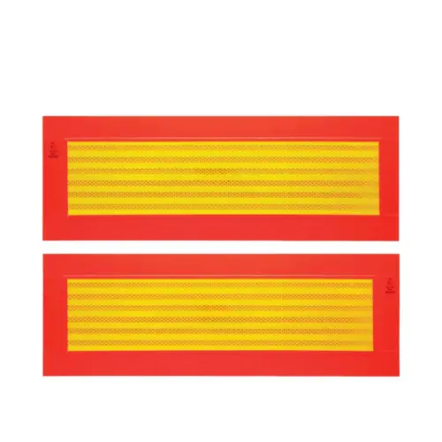 Plaque r&eacute;fl&eacute;chissante arri&egrave;re de remorques - 565 x 195 mm - IWH 