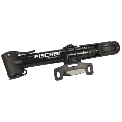 FISCHER Mini pompe à air pour vélo, poignée en T, noir