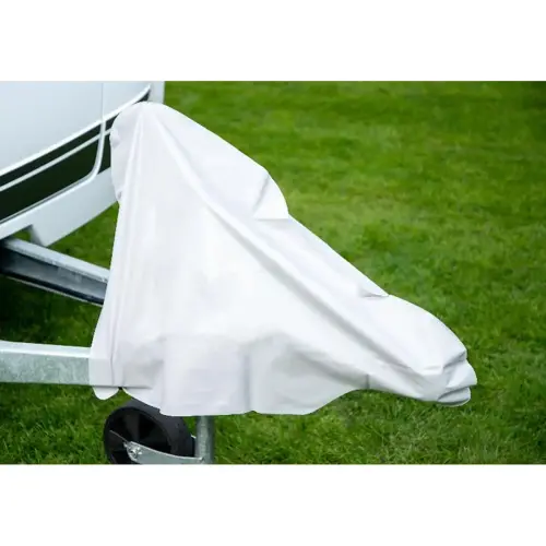cartrend Housse pour timon, en plastique, gris