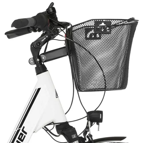 Panier de guidon pour vélo - fixation rapide - Noir - Fischer