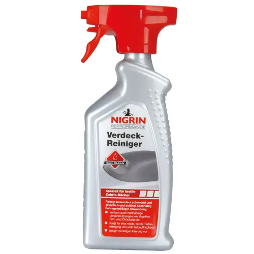 Nettoyant pour capotes de cabriolet NIGRIN Performance, 500 ml 