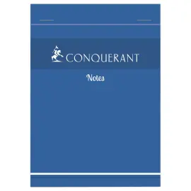 Bloc-notes de bureau A6 - 60g - Conqu&eacute;rant 