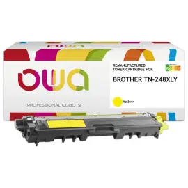 Toner OWA &eacute;quivalent Brother TN-248YXL jaune 