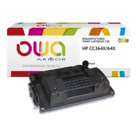 Toner &eacute;q. HP CC364X - Haute capacit&eacute; - Noir - OWA 