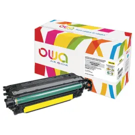 Toner &eacute;quivalent HP 504A - Jaune - Owa 