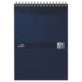 Bloc Task Manager - A5 - 140 pages - Bleu marine - OXFORD 