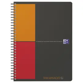 Cahier spirale Task Manager - 19.9 x 25 cm - 160 pages - OXFORD 