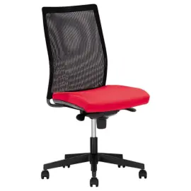 Si&egrave;ge de bureau Intrata &agrave; m&eacute;canisme synchrone - Noir et rouge 