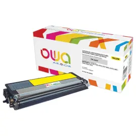 Toner &eacute;q. BROTHER TN-325Y - Haute capacit&eacute; - Jaune - OWA 