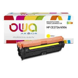 Toner &eacute;q. HP CE272A - Jaune - OWA 