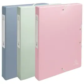Bo&icirc;te de classement Autentik - Dos 25 mm - Coloris al&eacute;atoire - EXACOMPTA 