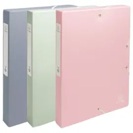 Bo&icirc;te de classement Autentik - Dos 40 mm - Coloris al&eacute;atoire - EXACOMPTA 