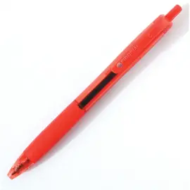 Stylo bille r&eacute;tractable - Avec grip - Ecriture moyenne - Rouge - FIDUCIAL 