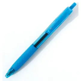 Stylo bille r&eacute;tractable - Avec grip - Ecriture moyenne - Bleu - FIDUCIAL 