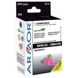 Cartouche &eacute;q. HP 951XL - Haute capacit&eacute; - Magenta - OWA 