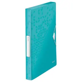 Bo&icirc;te de classement plastique WOW - Turquoise - LEITZ 