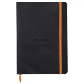 Carnet Rhodiarama -  A5 - 5x5 - 160 pages - Noir - RHODIA 