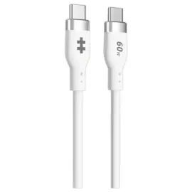 C&acirc;ble USB-C 60W 1,5M - Blanc - HYPERTEC 