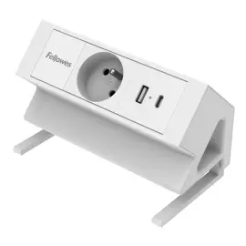 Unit&eacute; d'&Eacute;lectrification - Power Desk - USB-A USB-C - Blanc - FELLOWES 
