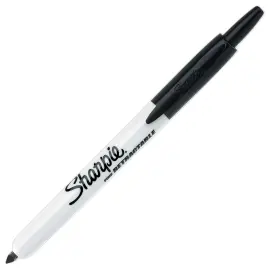 Marqueur r&eacute;tractable - Pointe fine - SHARPIE 