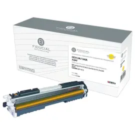 Toner remanufactur&eacute; &eacute;q. CANON 729 Y, HP CE312A - Jaune 