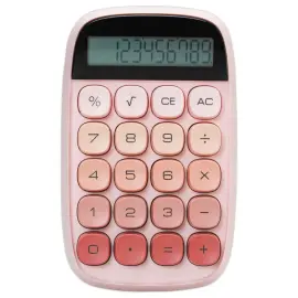 Calculatrice semi bureau Pop Petite - Corail 