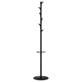 Portemanteau Palm Springs noir - 6 pat&egrave;res 