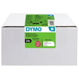 24 rouleaux de 500 &eacute;tiquettes LW 19x51mm - Dymo 