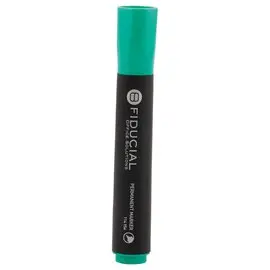 Marqueur permanent pointe biseaut&eacute;e - Vert - FIDUCIAL 